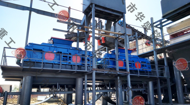 瓜米石制砂機安裝現場